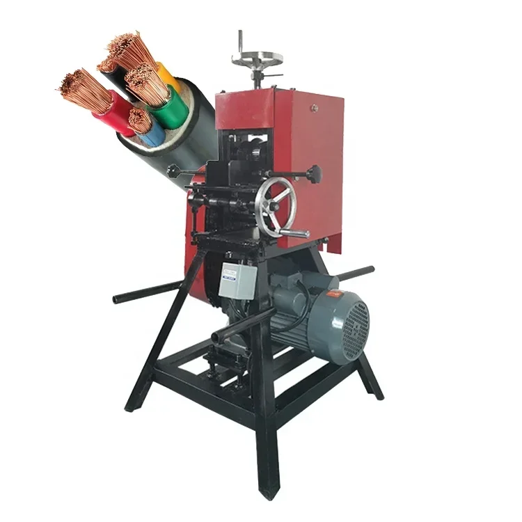 

2026New 10-15 M/Min Copper Cable Stripping Machine Thick Cable Peeling Machine For Scrap Copper Wire Cutter