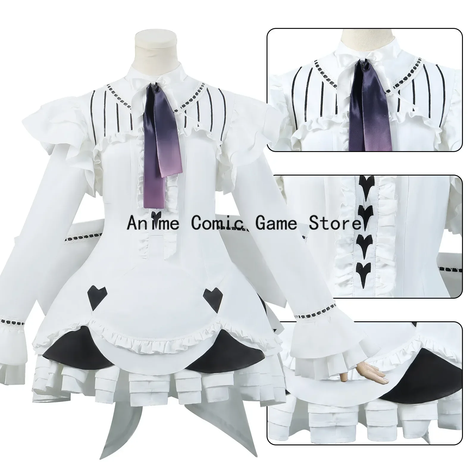 

In Stock Shinonome Ena Cosplay PJSK Costume Anime Project Sekai Lovely Lolita Party Dress Uniform Halloween Outfit for Women