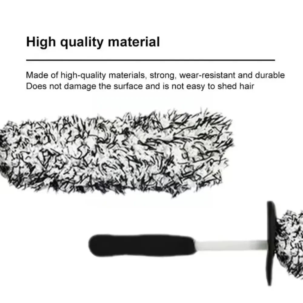 Creativity Non-Slip Car Wheels Brush Car Wash Long Handle Wheel Rim Cleaning Glove Car Accessories Wheel Details Cleaning Tool