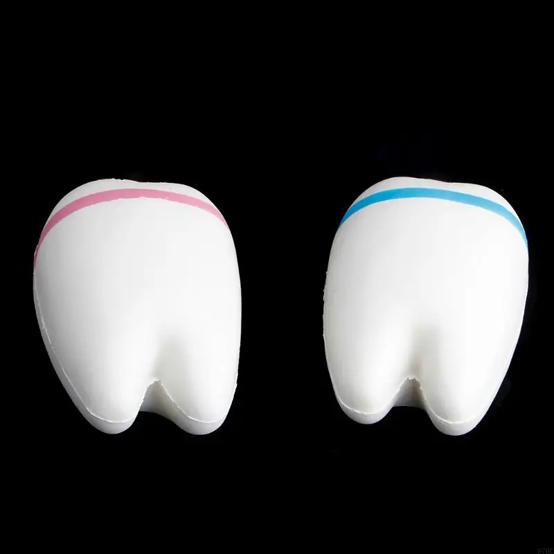 

97BC Tooth Slow Rising Squeeze Stress Hand Soft Toy Phone Pendant