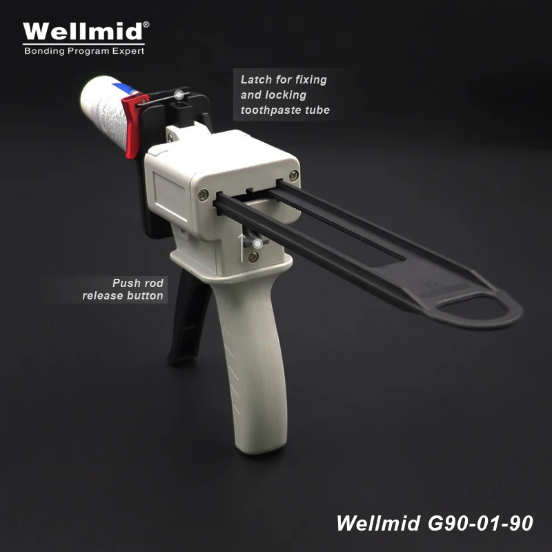 Imagem -04 - Injection Gun para Creme Dental Tubo ab Glue Selante Hand Cream Cleanser Extrusora Manual Araldite Epoxy Adhesive Easy Squeeze Tool