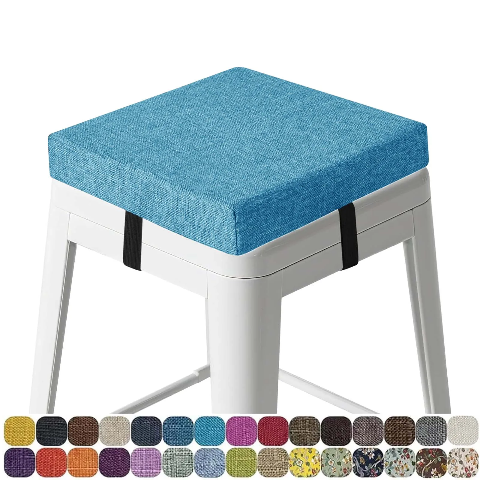 Coussins de siège carrés 30x30cm avec serrures, coussin de banc personnalisé pour intérieur, tapis de coussin de cabine de Bar, coussinets de siège de chaise de salle à manger