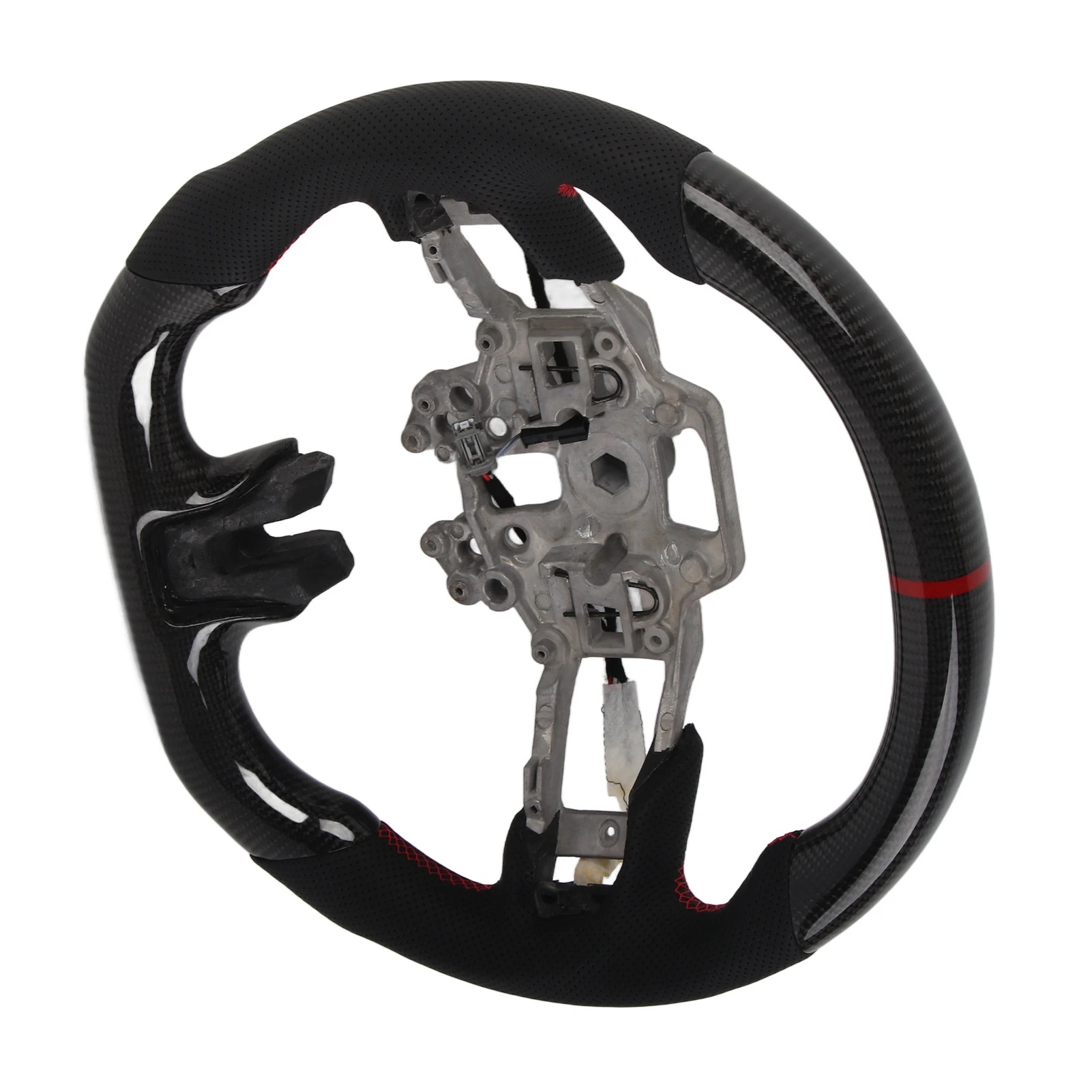 Carbon Fiber Heated Steering Wheel Fit for Mustang EcoBoost GT Shelby GT350 /GT350R 2018‑2020