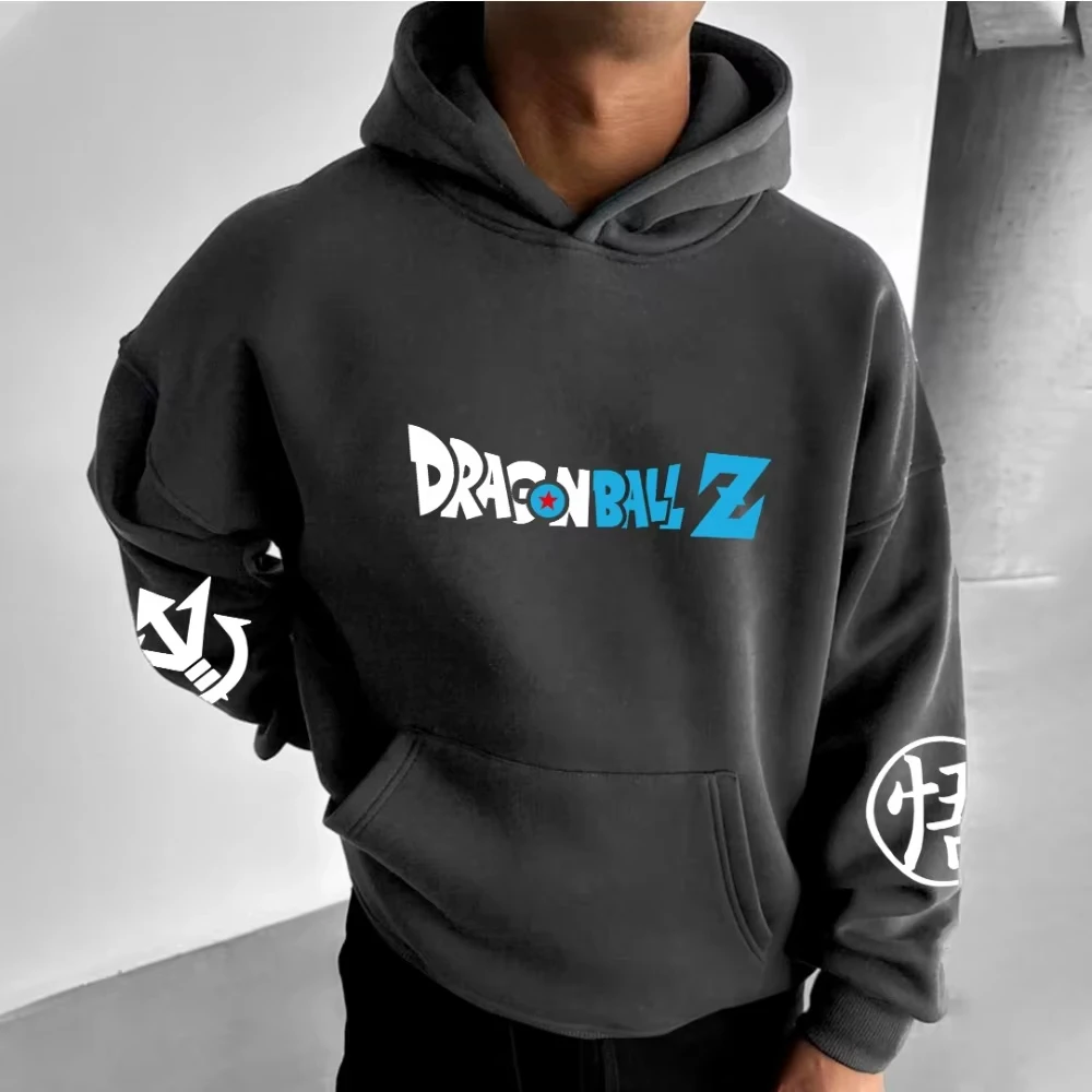 La felpa con cappuccio da uomo Dragon Ball Z trasforma in Blue Goku Autunno/Inverno da uomo e da ragazzo a maniche lunghe, comoda da indossare per genitori e figli