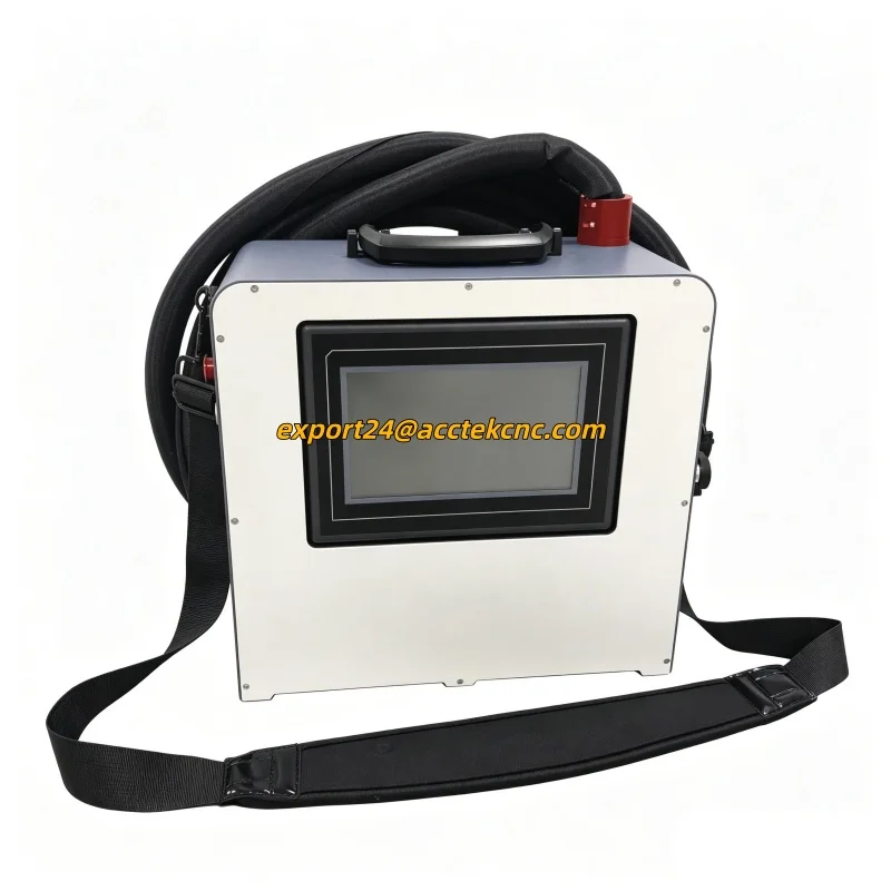 New Portable Pulse Laser Cleaning Machine Suitcase Design Handheld Laser Cleaning Machine for Efficient Rust Paint Wood Removal