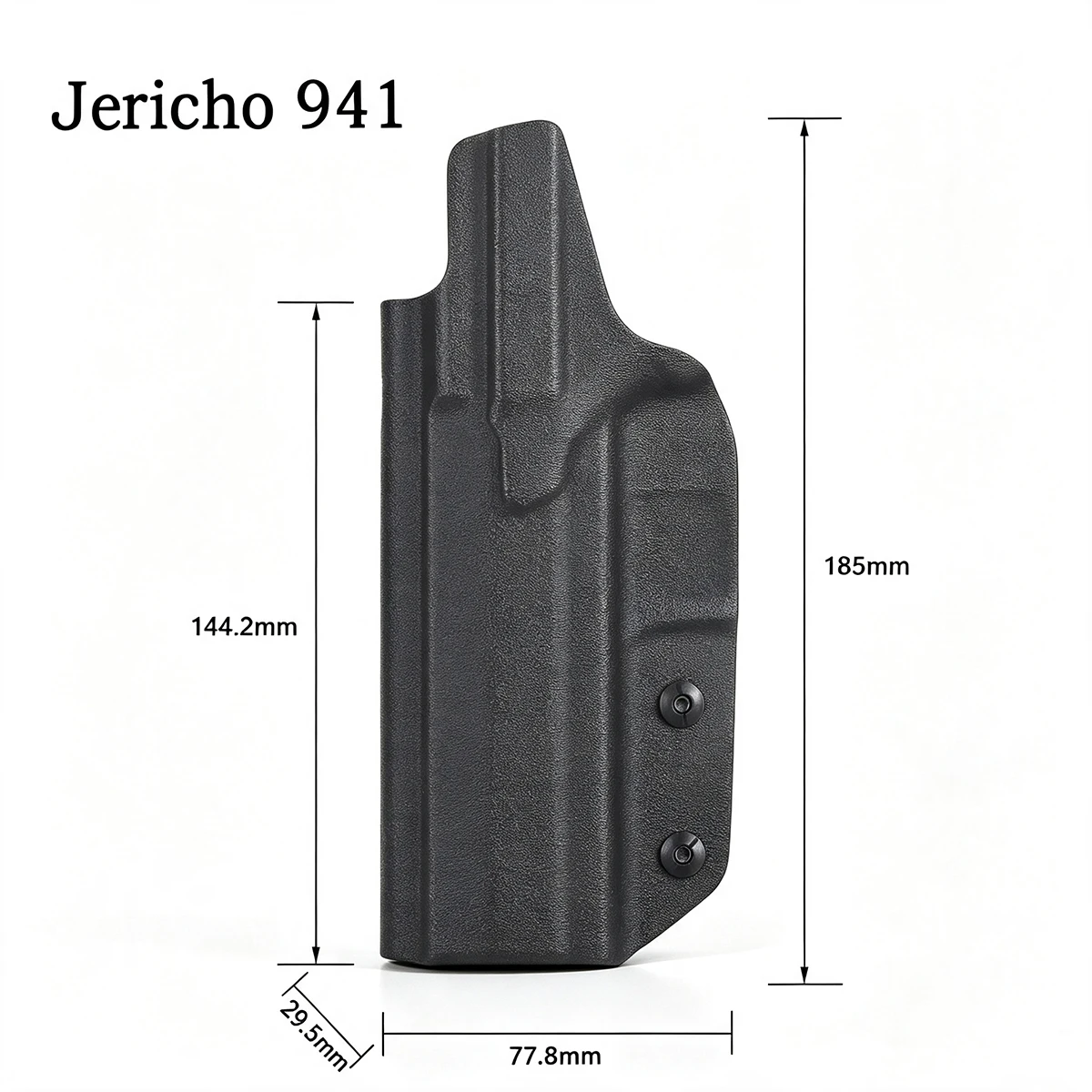 IWB Kydex-Holster für G43X G43 G19 G26 Verdecktes Trageholster für G17 G22 G31 Taurus G2C P365 SP 2022 Jericho 941 CZ P07 – Detail 2