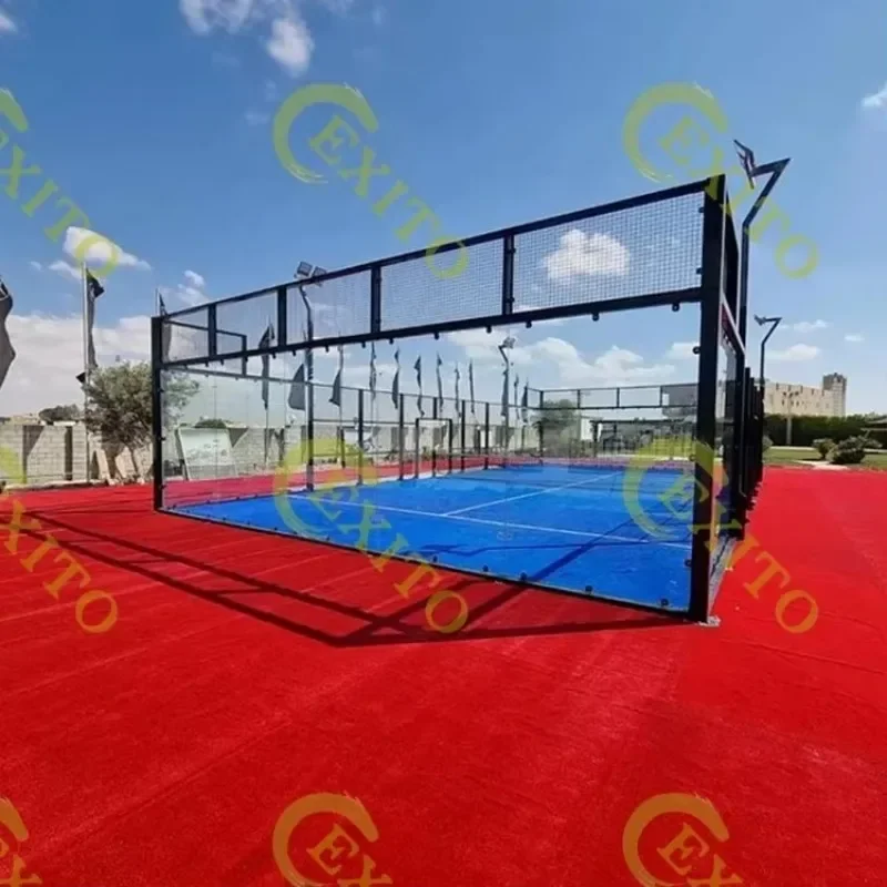 Newly Upgraded Indoor Installation Team Offers Panoramic Paddle Court Professional Paddle Tennis Courts