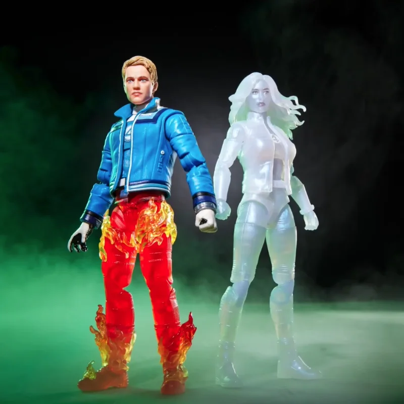 Hasbro Ml Legends Invisible Woman & Human Torch Avengers 5 6-Inch Action Figures Collectible Gift