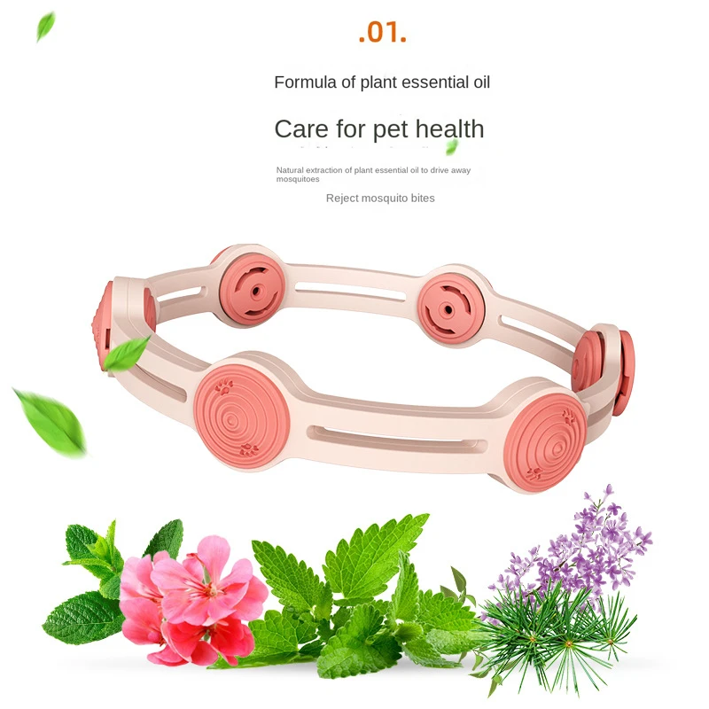 Summer Explosions Pet Insect Repellent Collar Plant Essential Oil Cat Dog External Mosquito Repellent Flea Collar