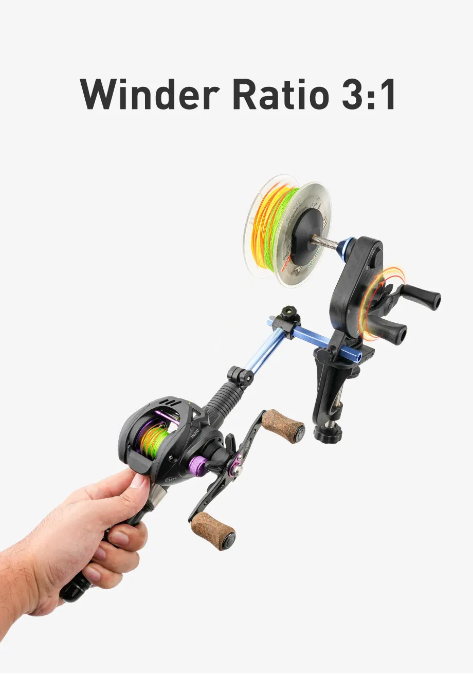 

Fishing Line Spooler With Unwinding Function Fishing Line winder Spooling Station Fishing Tool fishing accessories