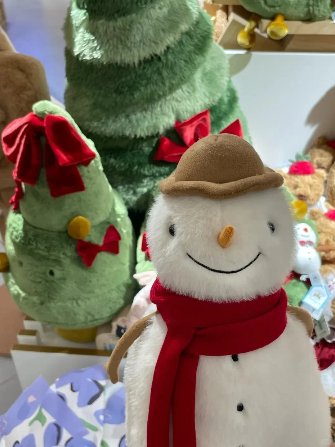 

Для Jelly Cat, ограниченная серия, Jessie Snowman, милая плюшевая кукла с подарочной коробкой, украшение для дома, праздничный подарок, интерактивная игрушка
