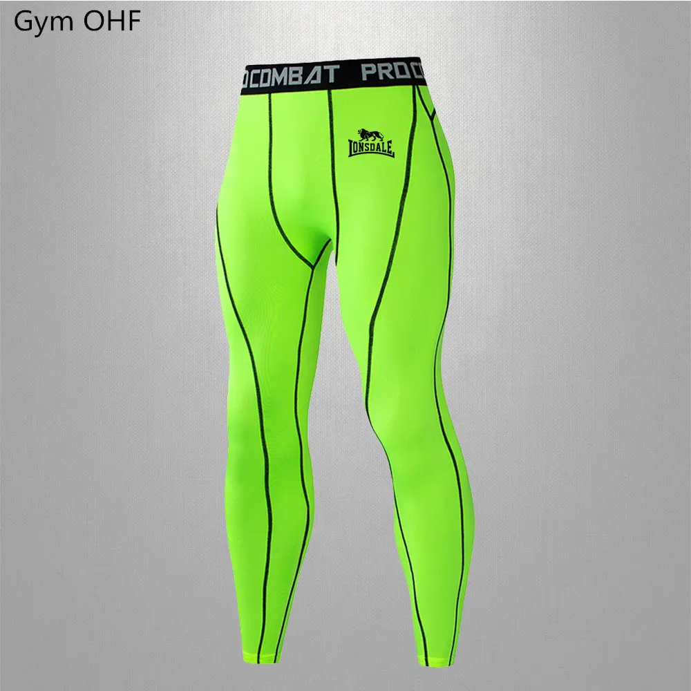 Gym Fitness Tights Men Jogging Pants Quick Dry Trousers Training Men Leggings Compression Running Sports Men Legging Rashguard