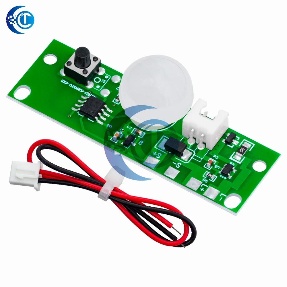 3.7V DIY Solar Lamp Board Control Sensor Night Light Module Controller Module Infrared Human Body Induction Solar Circuit Board