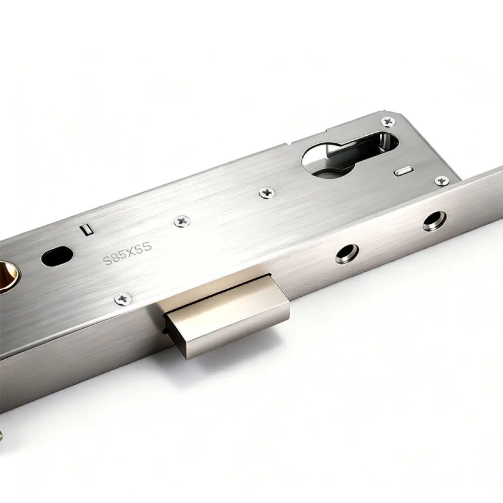Stainless Steel Sliding Door Mortise Lock Case For Aluminum Profiles Replacement Security Hardware Universal Repair Component