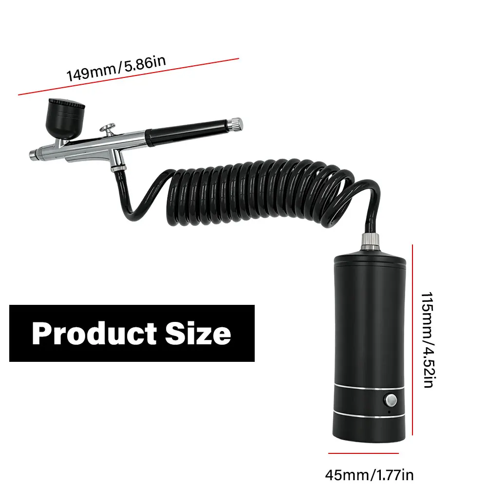 Multifunctionele draadloze mini-airbrushset Spuitpomp Gen Pen Luchtcompressorkit Draagbare luchtborstelset Kunstschilderij Spuitmodel