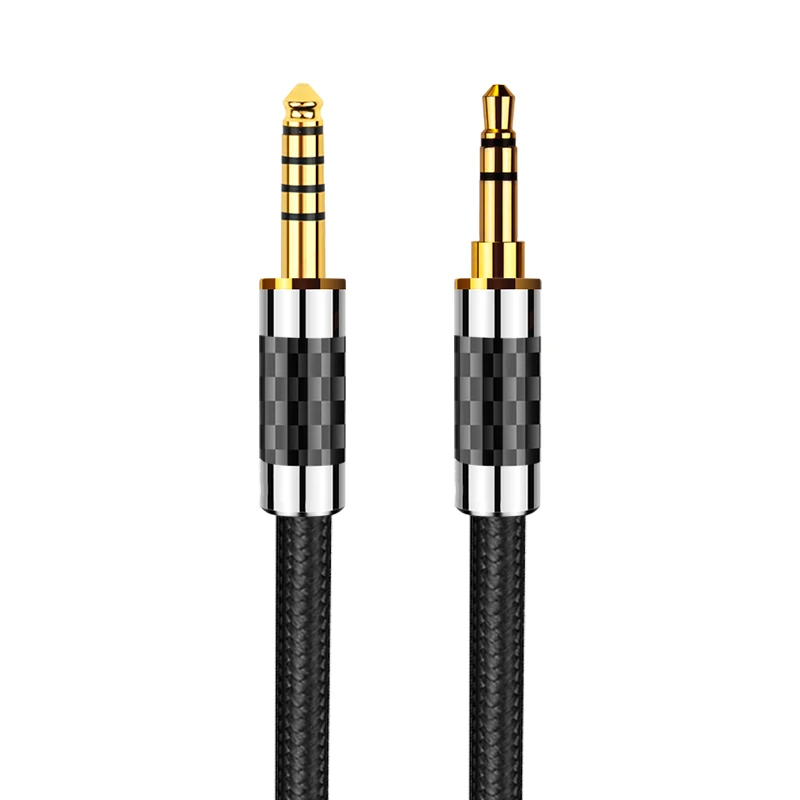 YYTCG Hifi 4.4mm to 3.5mm Audio cable silver plated 4.4mm Balance to 3.5 mm aux jack Balanced Audio Adapter Cable Male to Male image 3
