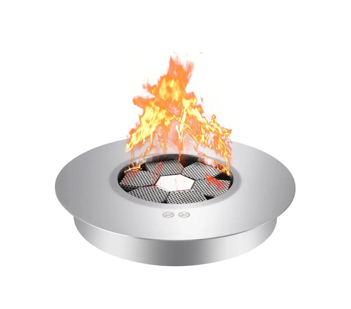 

518 mm Dia Bio Kamin 8 Liters Stainless Steel Round Outdoor Biofuel burner Fireplace