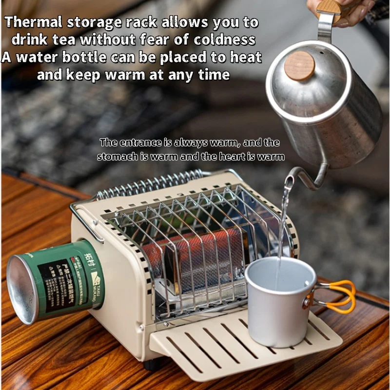 Outdoor Camping Heater Roasting Stove Gas Burners Camp Tent Hunting Heater Warming Stove Hands Warmer Camping Equipment