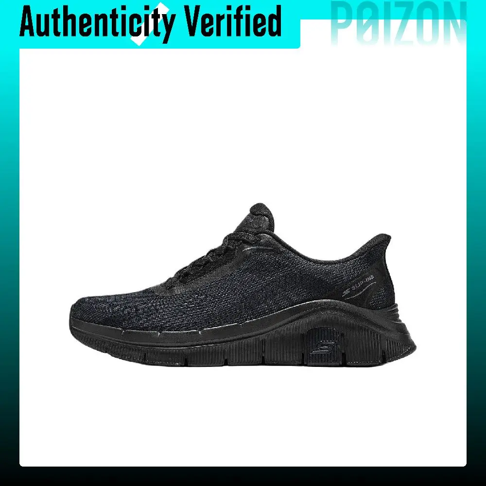 Zapatos casuales para hombre Skechers SPORT, modelo de caña baja, color negro, 233218-BBK.