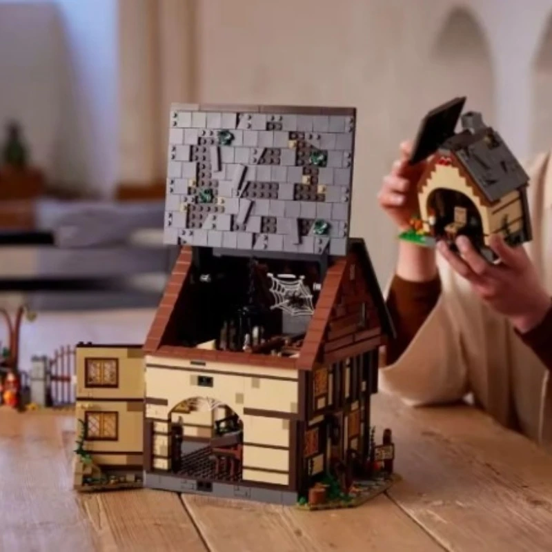 Die Sisters Cottage Große Bausteine Halloween Haus Ziegel Spielzeug Für Kinder Geburtstag Geschenk Kompatibel 21341 2316 stücke