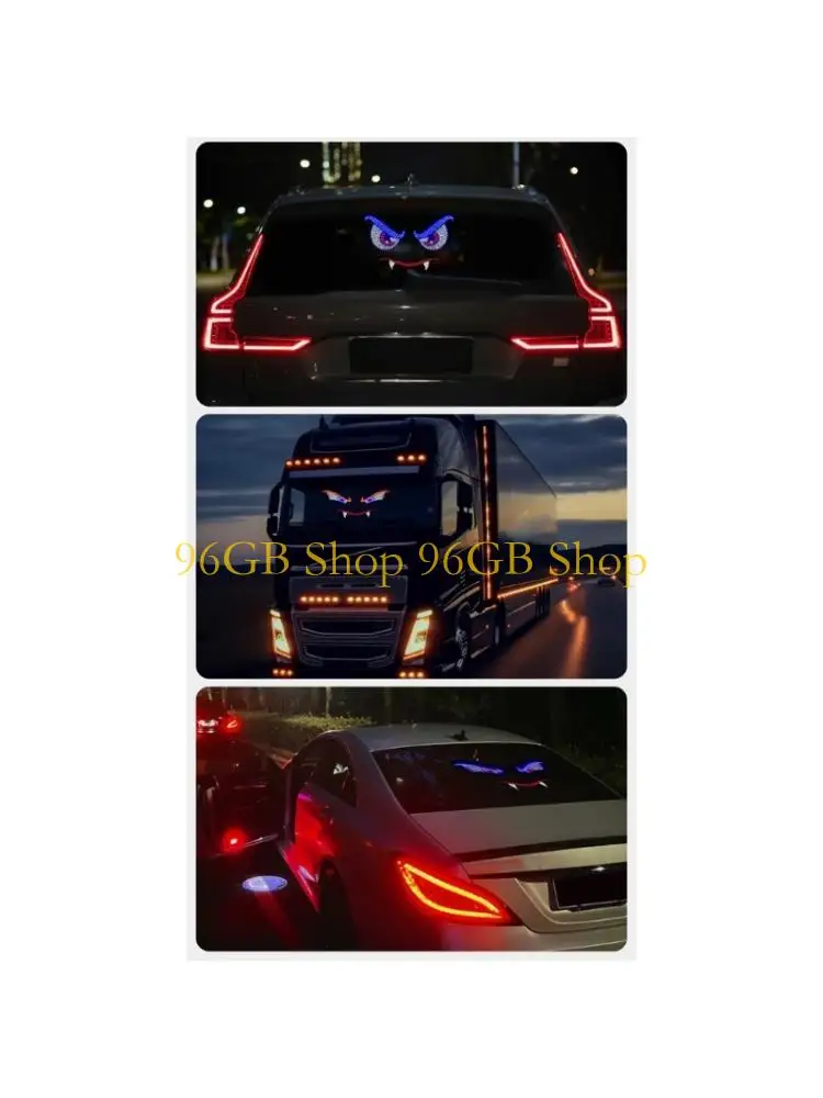 

96GB USB Operated Automotive Light Devil Eyes Light Dynamic Big Eye Light Housing Decoration For Road Safety