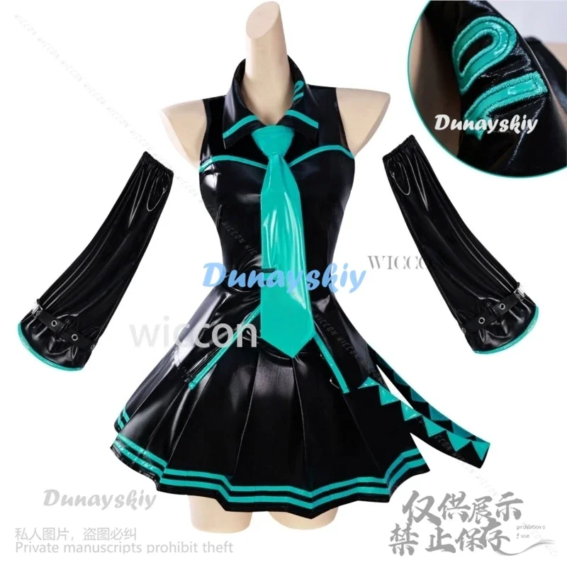 CosplayAnime Game Project Sekai Cosplay Mikuu Jirai Kei Uniform Lolita Y2K Green Wigs For Halloween Christmas Girls Woman Custom