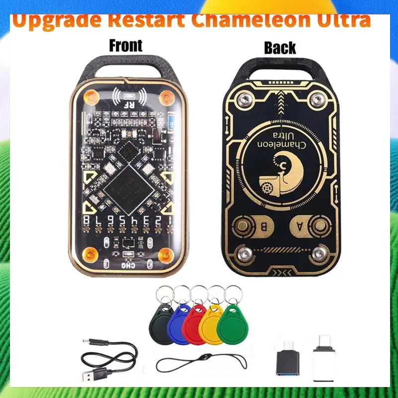 

Chameleon Ultra Upgrade Smart Card Emulator RFID Smart Chip Reader+5XUID Keychain 13.56M Card Decode NFC Duplicator 125K-ABPS