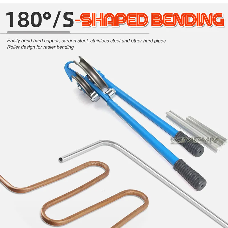 Manual Tube Bender Tool Lever Type Pipe Bender for 15mm+22mm 180° Cold Bending Tool for Air Conditioner Refrigeration Plumbing - view 5
