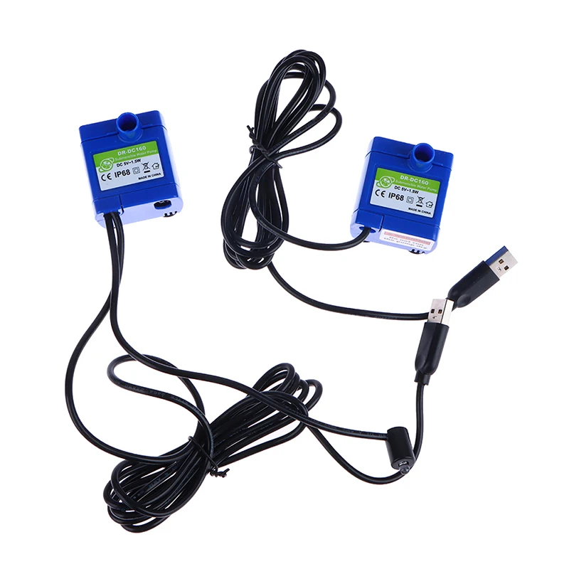 Imagem -05 - Baixo Ruído da Bomba do Motor para Pet Mini Bombas de Água Gato Beber Tigela Pet Water Dispenser Faça Você Mesmo Acessórios dc 5v Usb Dr-dc160