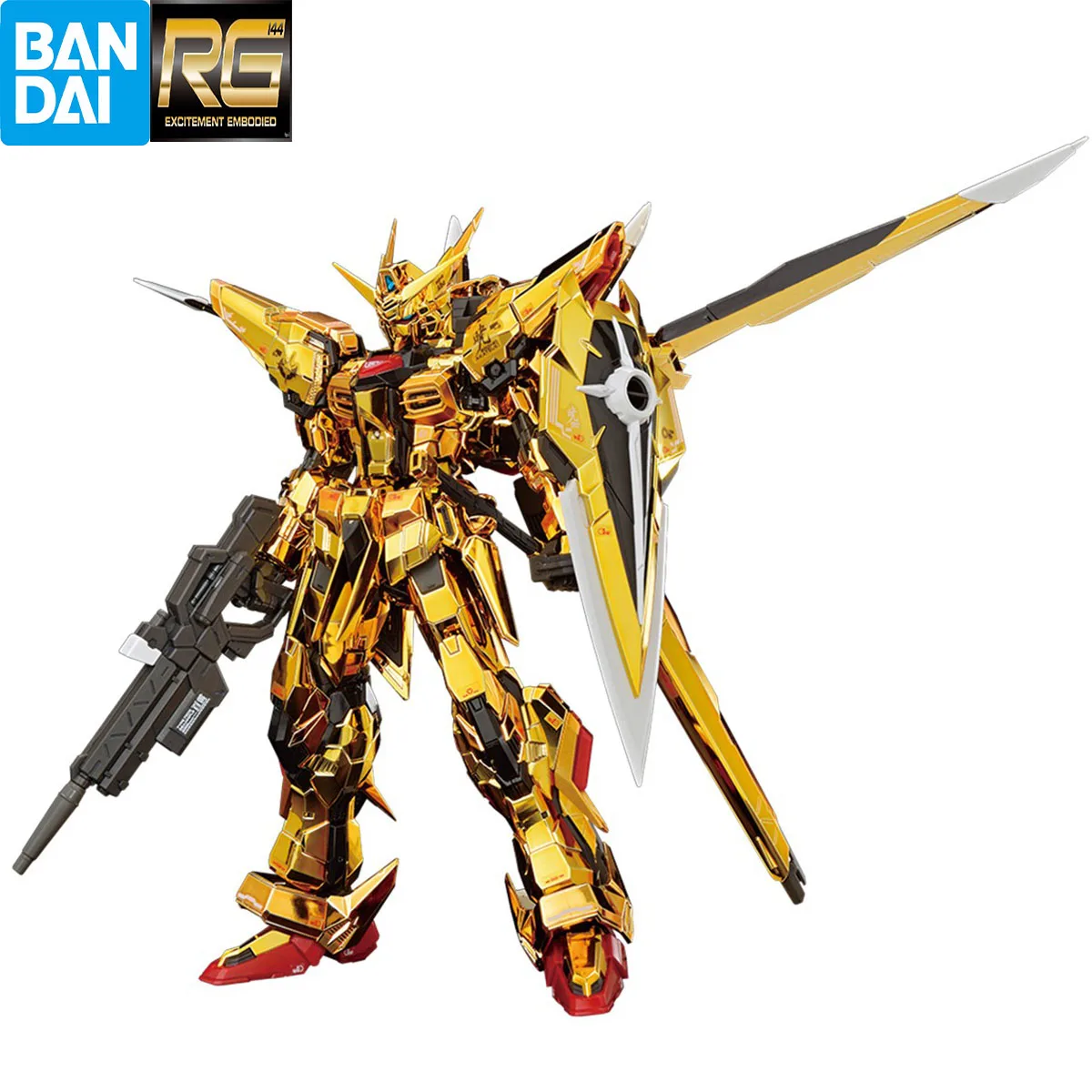 100% Original in Stock BANDAI SPIRITS RG Kidou Senshi Gundam SEED Destiny ORB-01 Oowashi Akatsuki Gundam Collection Series