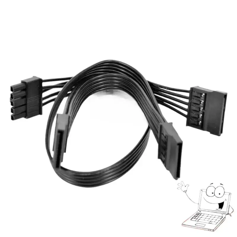 

1 For Seasonic M12II-620 620W SS-620GM PSU 5 Pin to 3 SATA Power Cable Line 5P SKZ =/1