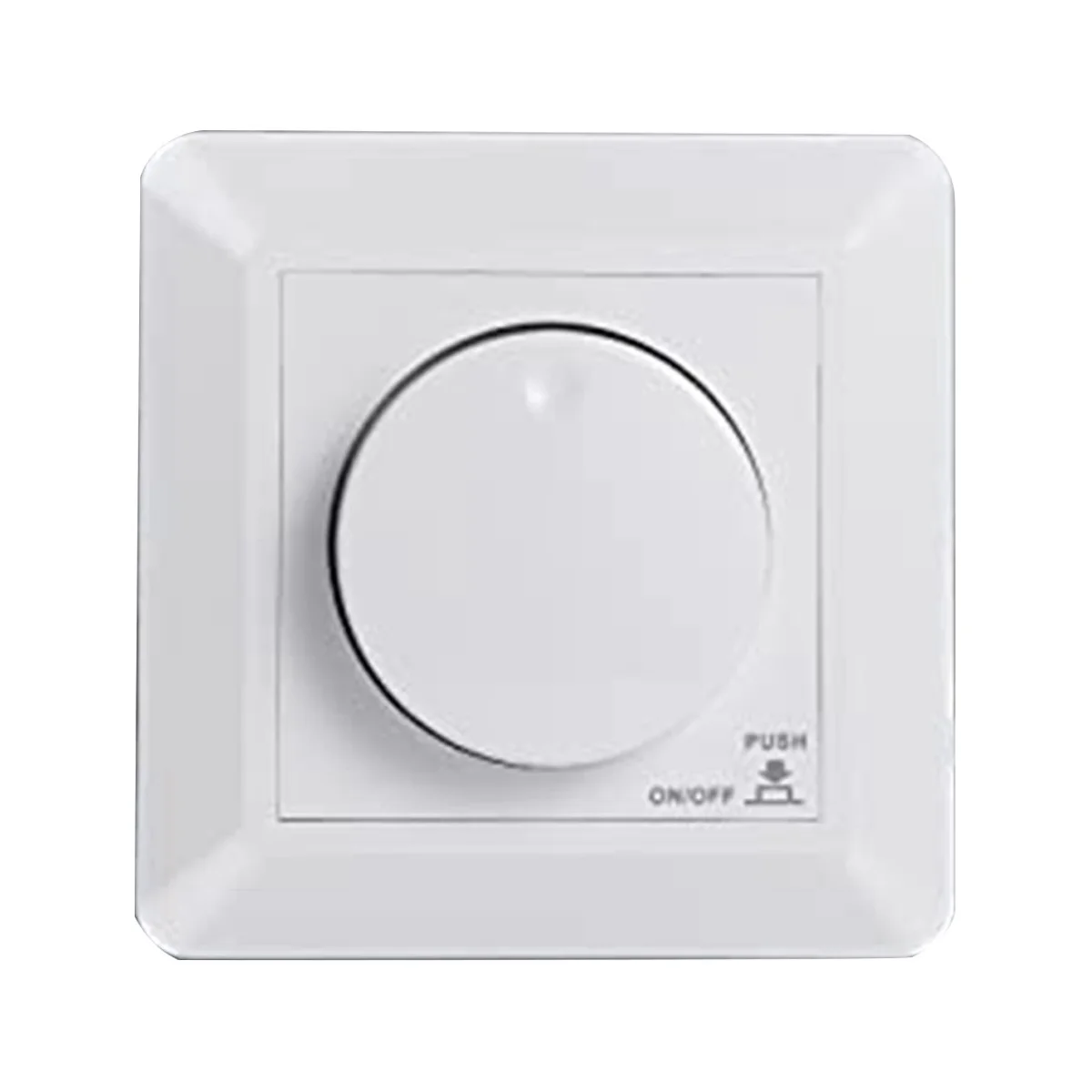 

LED Dimmer Switch, Flush-Mounted Dimmer for Dimmable LED and Halogen, 5-300 W Dimmer Switch LED, Phase Control Dimmer