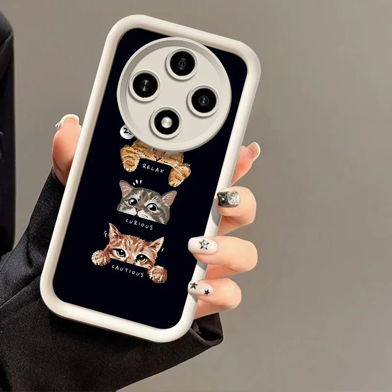 حافظة لهاتف Honor Huawei 200 70 90 Lite X9 P30 P40 Nova 10 SE Mate 30 40 Pro من السيليكون الناعم