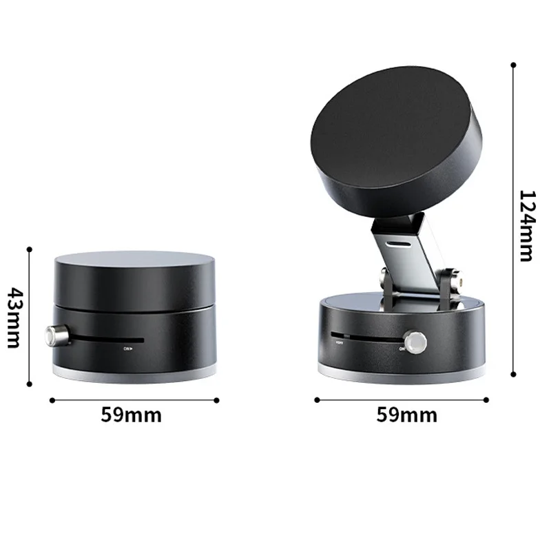 Vacuum Magnetic Suction Cup Folding Swivel Stand Double-sided Suction Cup For Universal Vacuum Swivel Stand Mobile Phone Holder