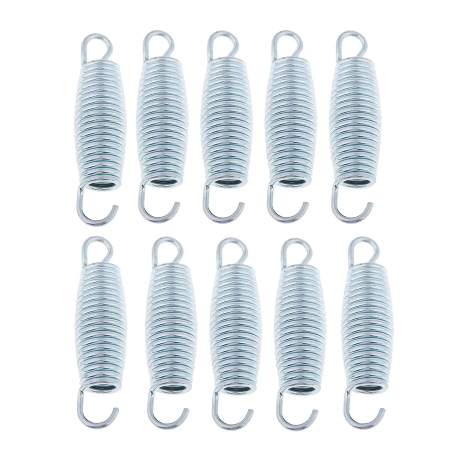 Durable Galvanized Trampoline Springs 10 Pieces 3.5 4 4.5 5.5 6.5 Inch Replacement Tension Springs for Outdoor Fitness Rebounder