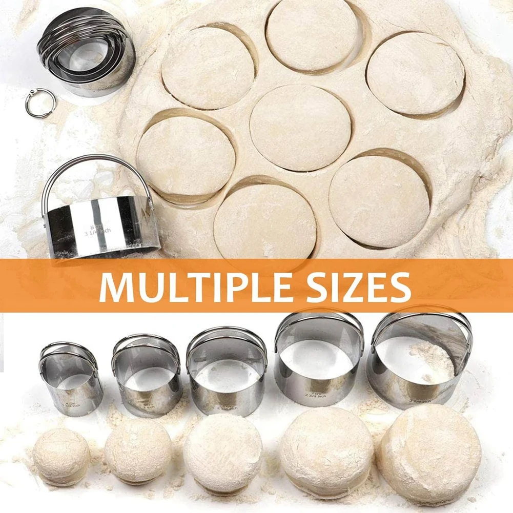 AB33-Pastry Cutter,Dough Blender,Flour Sifter And Biscuit Cutter,Stainless Steel Dough Cutter,Baking Dough Tools For Cookies