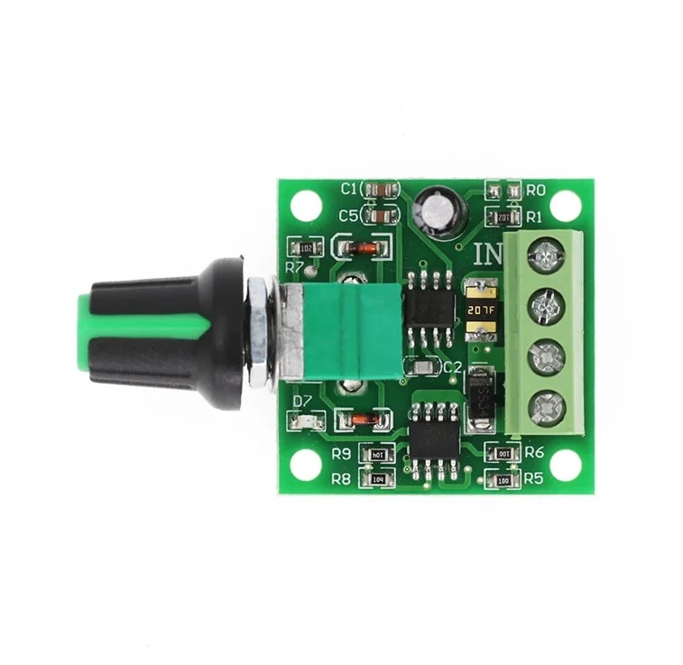 Pengontrol kecepatan motor DC 1803BKPWM dengan fungsi sakelar 1.8V 3V 5V 6V 12V 2A