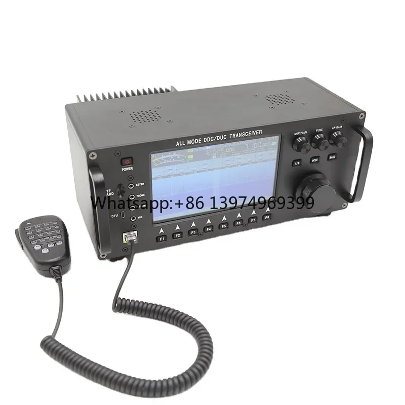 HF SDR Transceiver VHF DDC DUC All Mode Amateur Ham Radio 0.5-750MHZ Touch Screen With Built-in Antenna Tuner factory