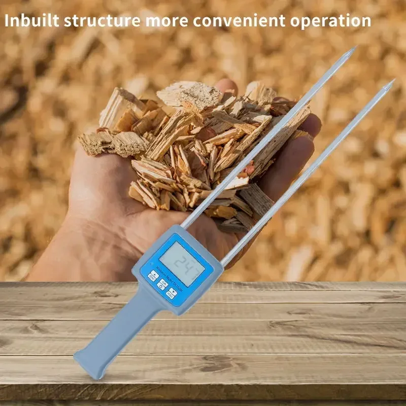 2026Wholesaler Hot Sell Portable Digital LCD Wood/ Sawdust Moisture Meter for Wood Materials Humidity Testing