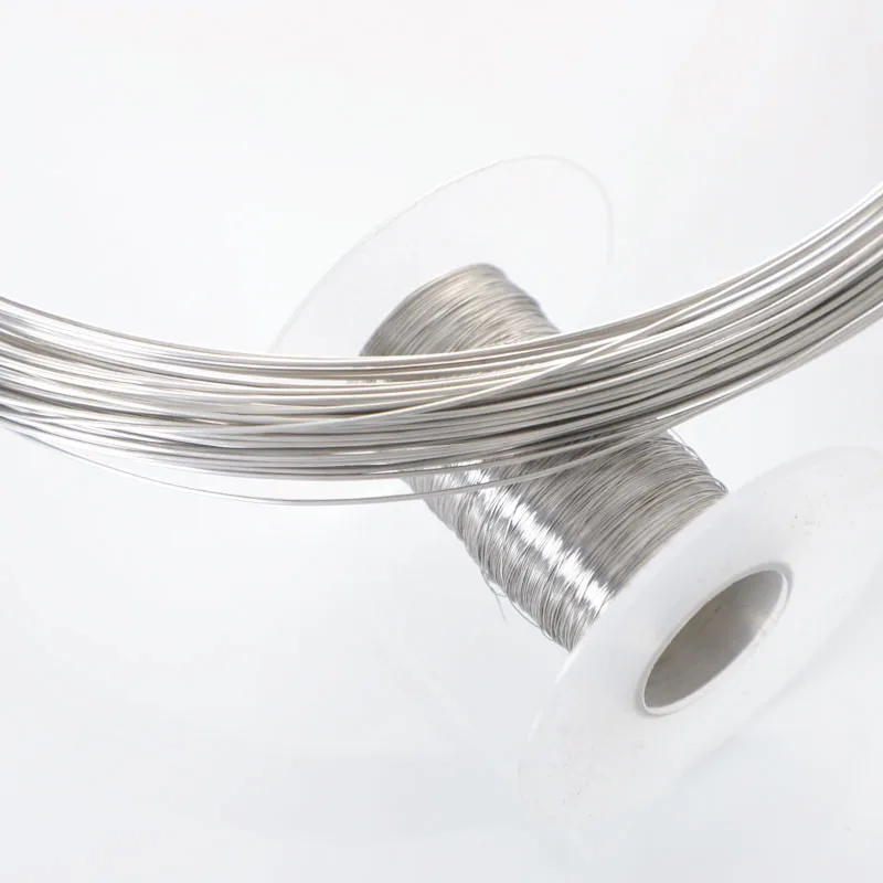 100Meters 316 Stainless Steel Wire 0.09 0.1 0.15 0.2 0.3 0.4 0.5 0.6 0.7 0.8 1mm Medium Hard / Soft  Wire Elastic Steel Wire