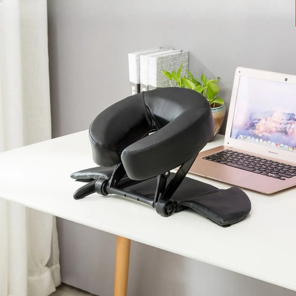 Foam SPA Massage Table Pillow U Shape Bolster Face Down Cradle Nap Sleeping Cushion for Office Desk School Travel Salon