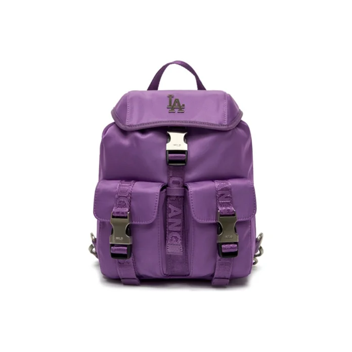 Mochila de Nylon MLB Los Angeles Dodgers Regular Feminina Violeta