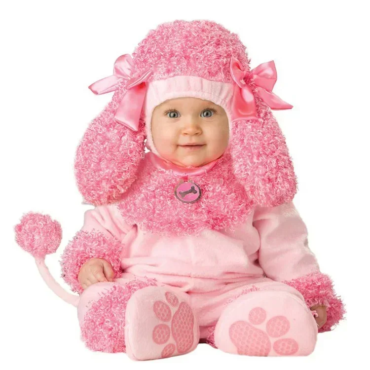 6M-24M Christmas Xmas Baby Holiday Halloween Costume Infant Baby Girls Lion Rompers Purim Newborn Toddlers Clothes