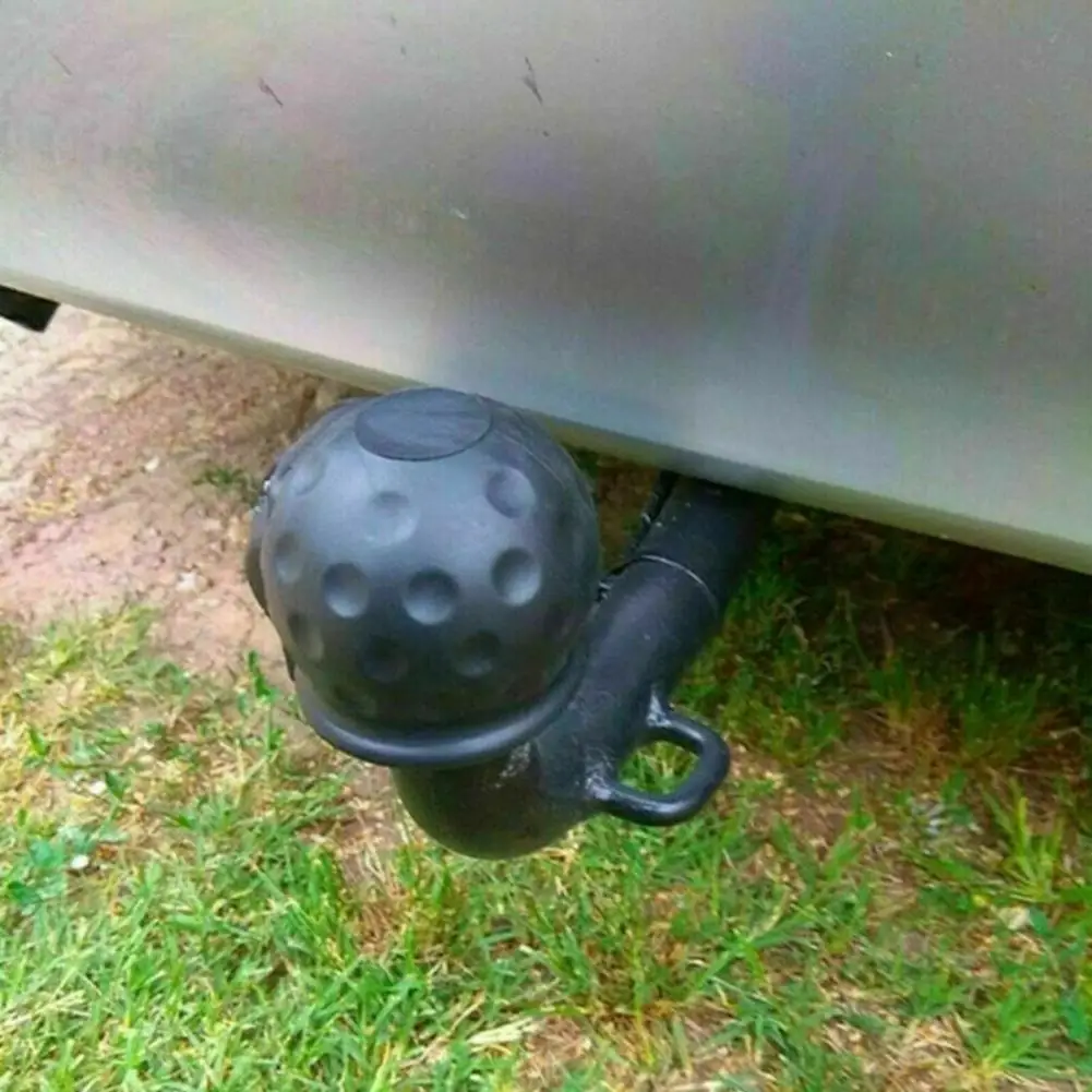 4 Colors Universal 50MM Tow Bar Ball Cover Cap Trailer Bar Accessorie Universal Tow Protect Ball Trailer Cover Hitch Towbal O4Z8