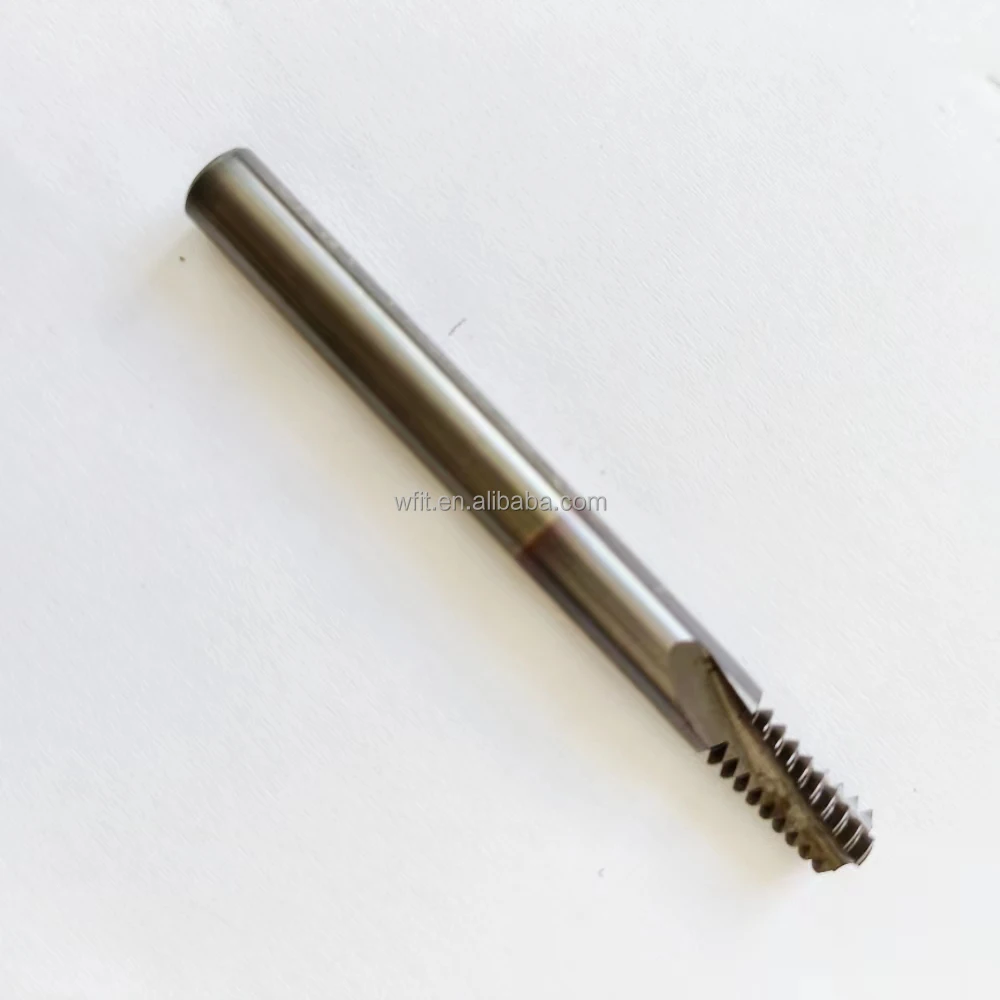 

Solid Carbide 3 Flutes Thread Milling Cutter End Mill Cutter CNC Machining Aluminium Steel 6mm Shank Diameter OEM Customizable