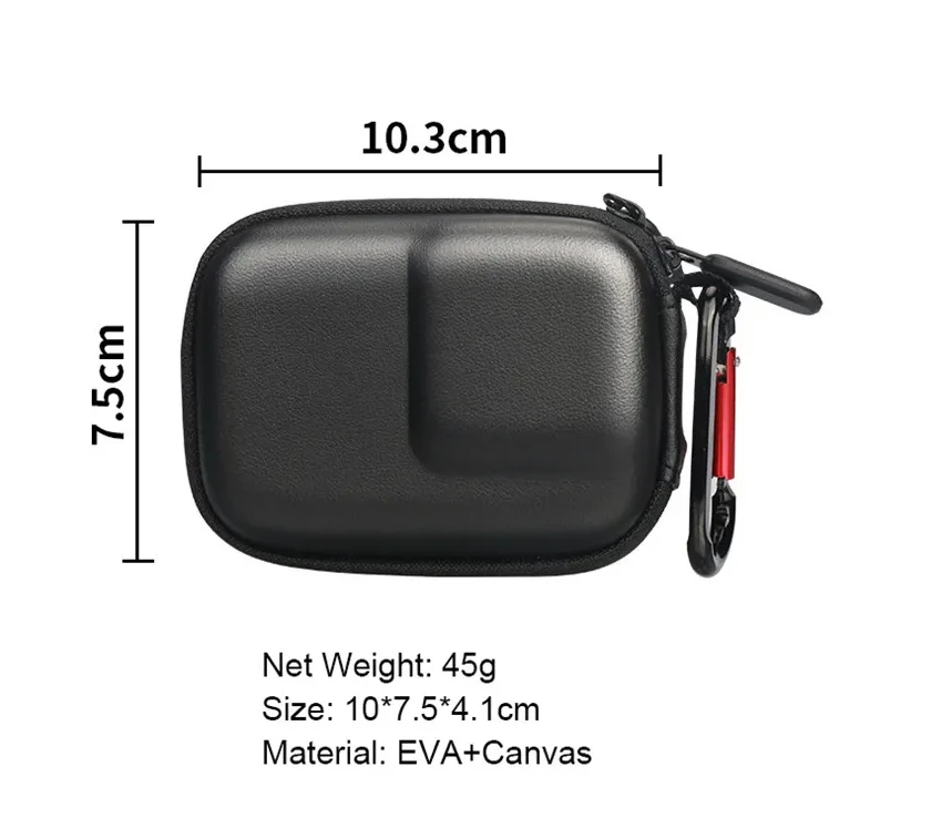 DJI 액션 5 프로용 실리콘 스크린 보호대, 액세서리 키트, 보관 케이스, 강화 스크린 보호대 렌즈 커버