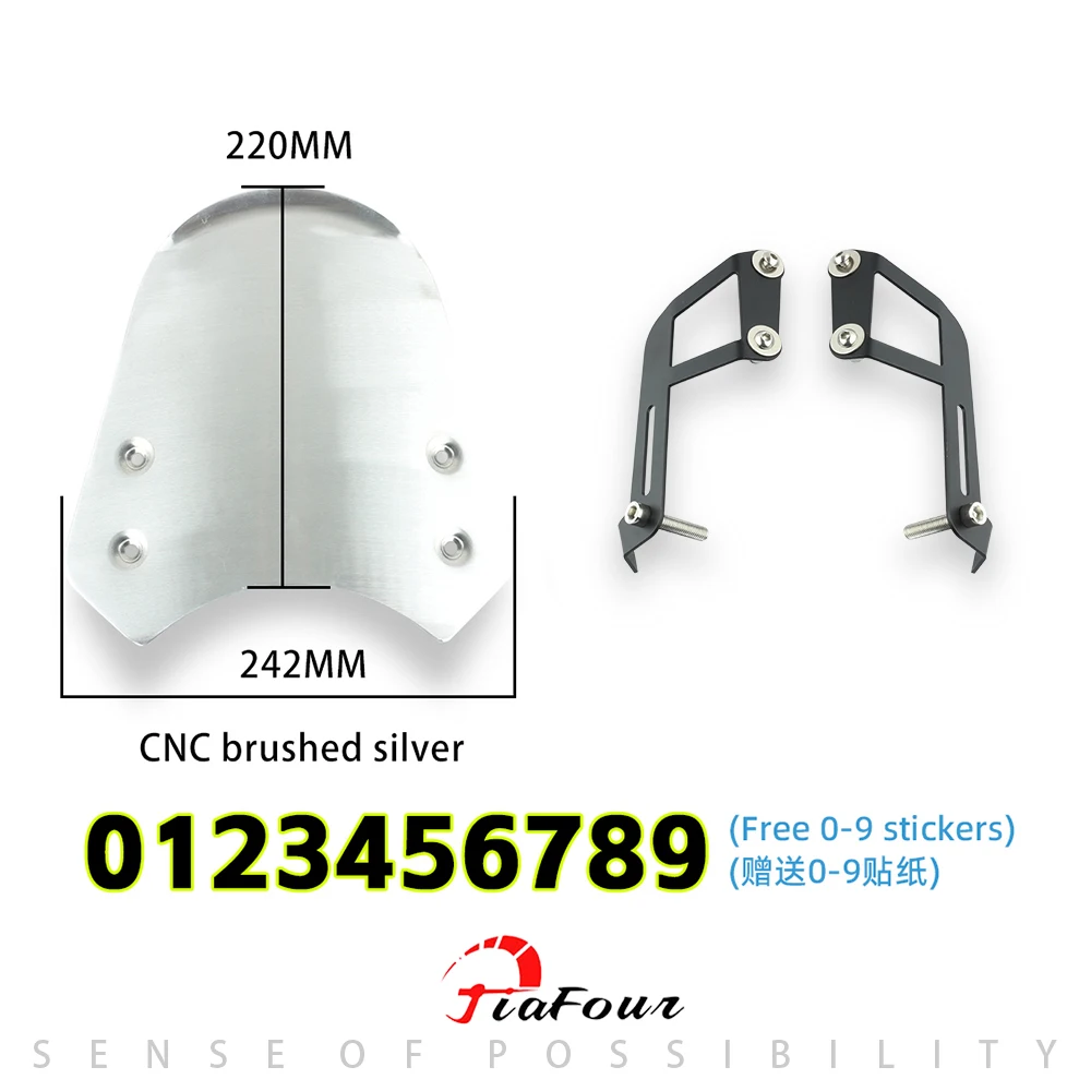 FIT For Scrambler 1200XC Scrambler 1200XE  Scrambler 1200 XC XE Aluminum Windshield Windscreen Deflector