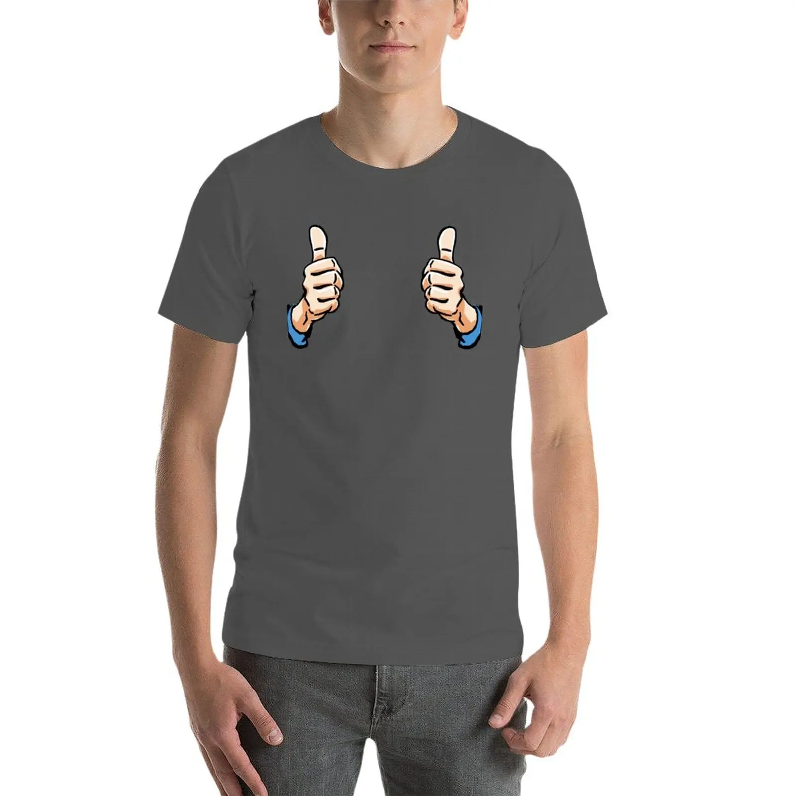 New Two Thumbs Ready T-Shirt plus size t shirts custom t shirts design your own mens graphic t-shirts funny