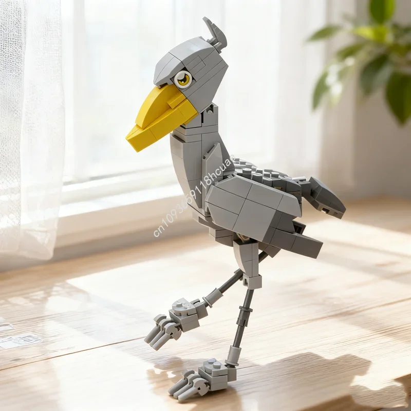 

Набор из 116 деталей MOC: Детализированная и элегантная модель птицы-обувщика. Конструктор для самостоятельной сборки. Развивающая игрушка. Идеальный подарок на Рождество для детей.