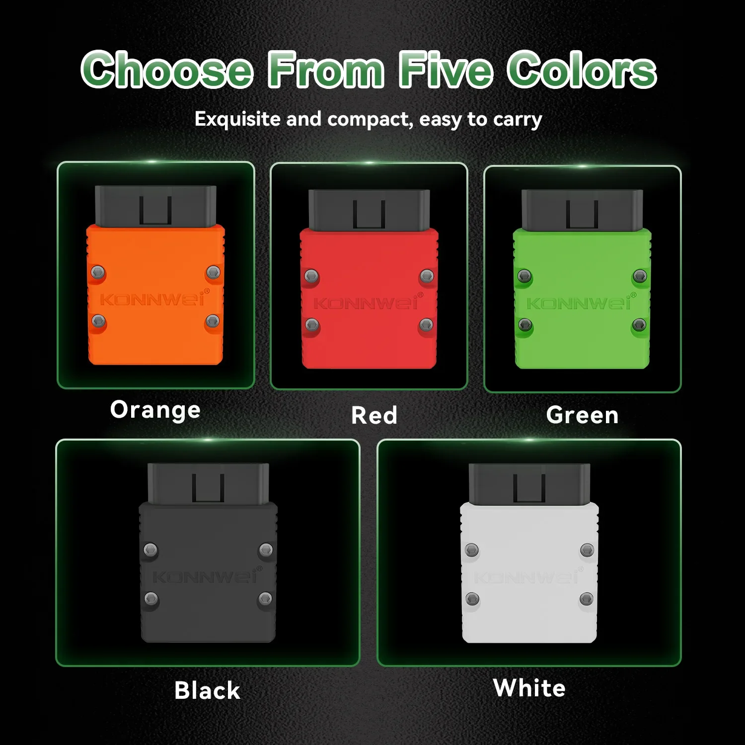 Dual Mode OBD2 Car Fault Code Reader, Bluetooth 4.0/5.0/5.2 Wireless Automotive Diagnostic Scanner for Android IOS